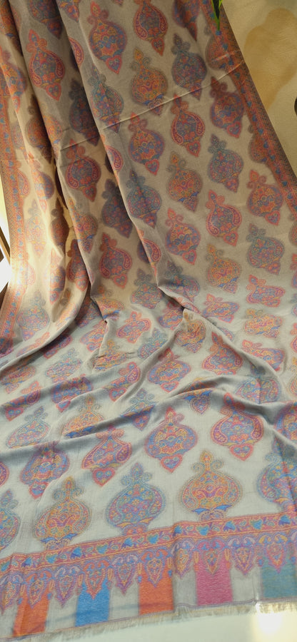 Woollen pashmina kaani shawls