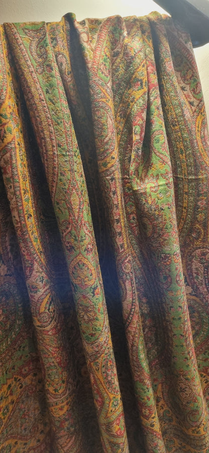 Persian reversible kaani pashmina shawl