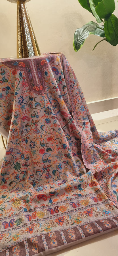 Pashmina reelkar suit