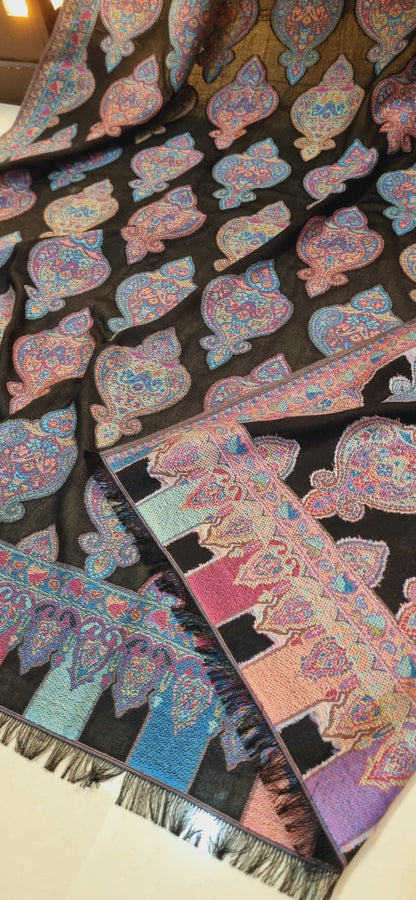 Woollen pashmina kaani shawls
