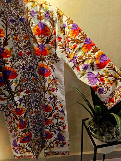 Silk Embroidered coat