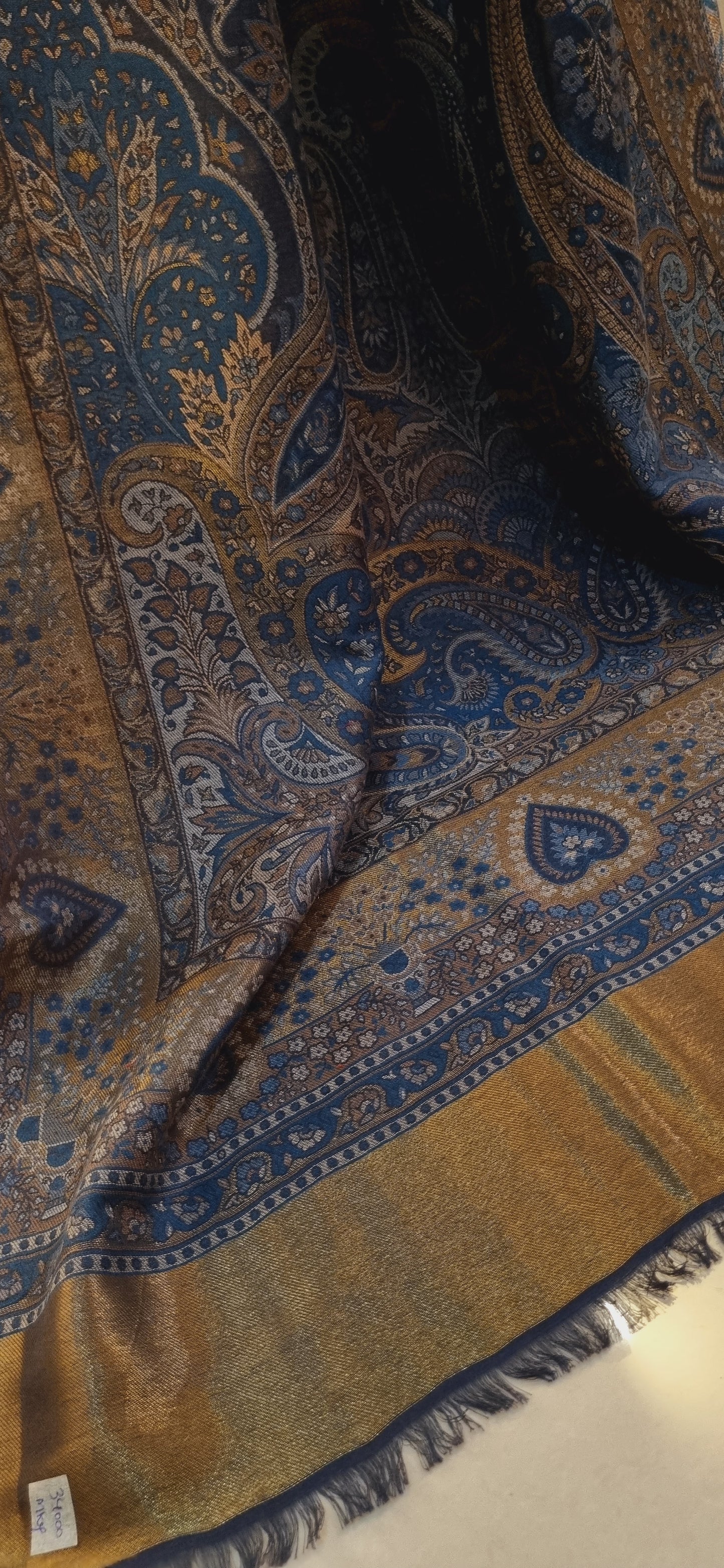Antique moonlight kaani pashmina shawl