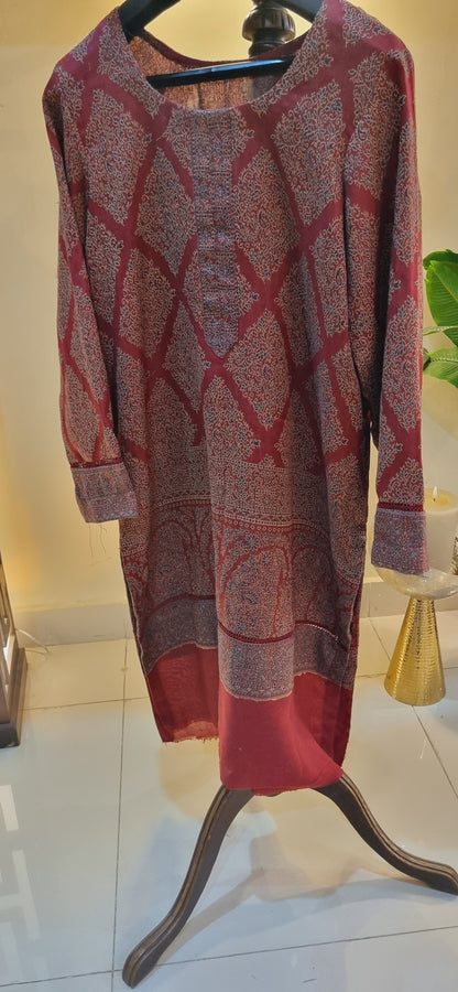 Pashmina kaani kurta