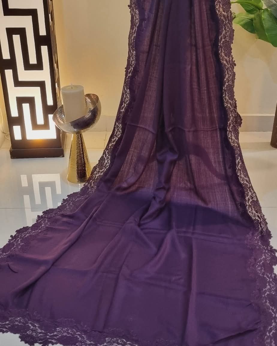 Pashmina chantilly shawl