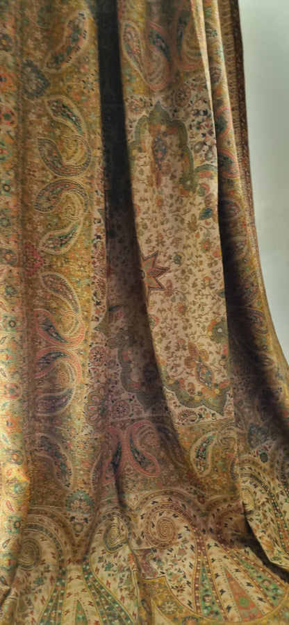 Reversible persian kaani shawl