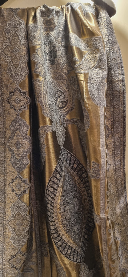 Reversible Moonlight kaani shawl