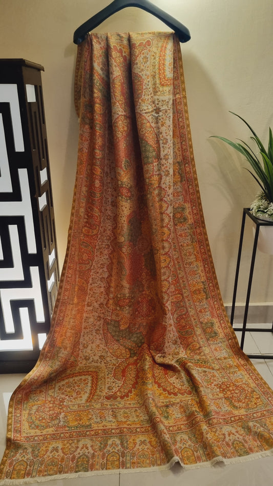 Double sided moonlight kaani pashmina shawl