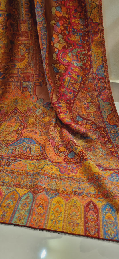 Moonlight darbari kaani pashmina