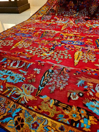 Silk kaani minishawl