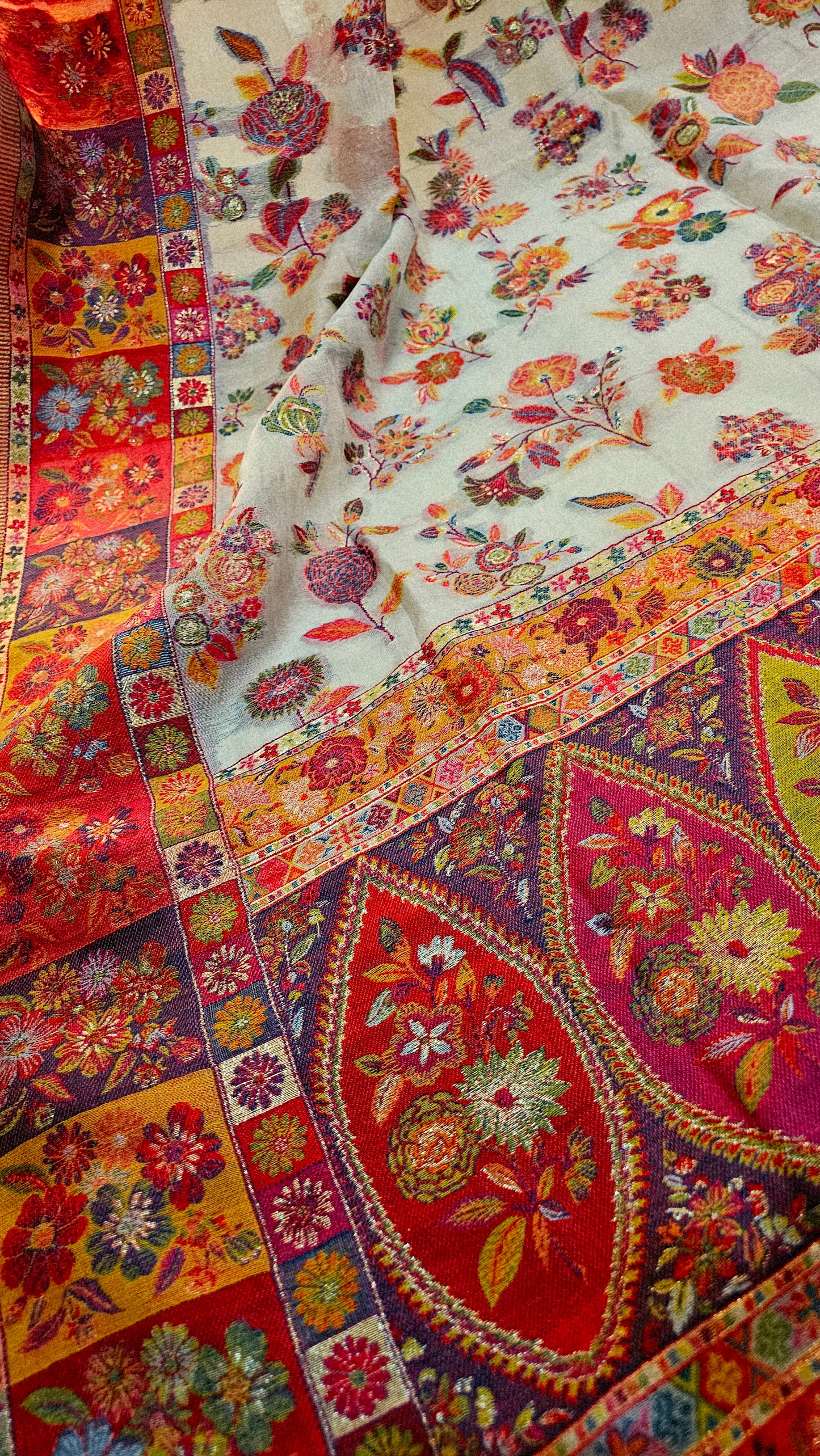 Silk kaani shawl