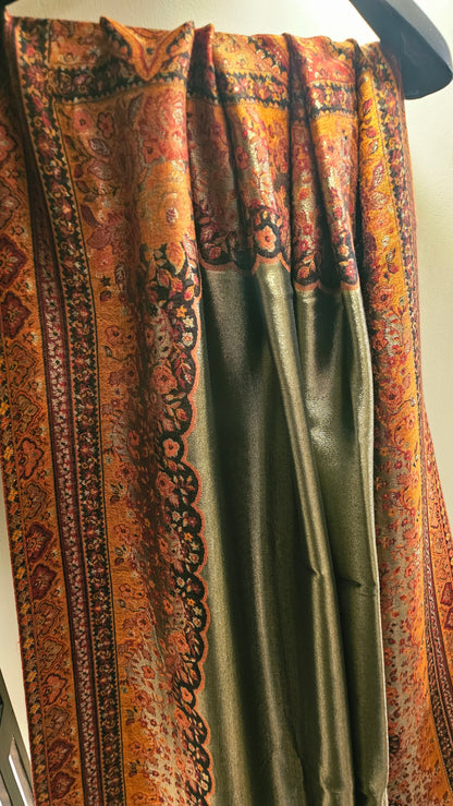 Reversible moonlight kaani:Shawl