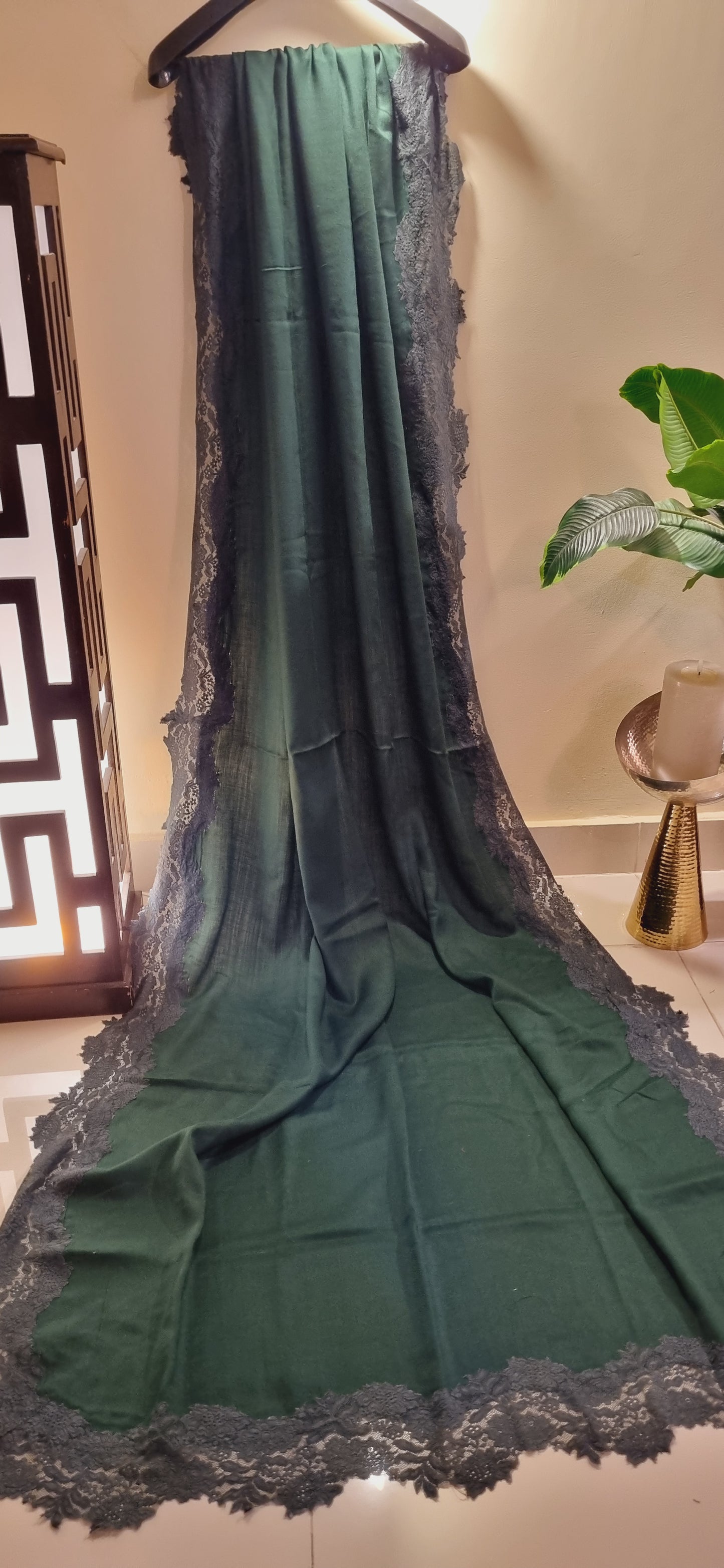 Pashmina chantilly shawl