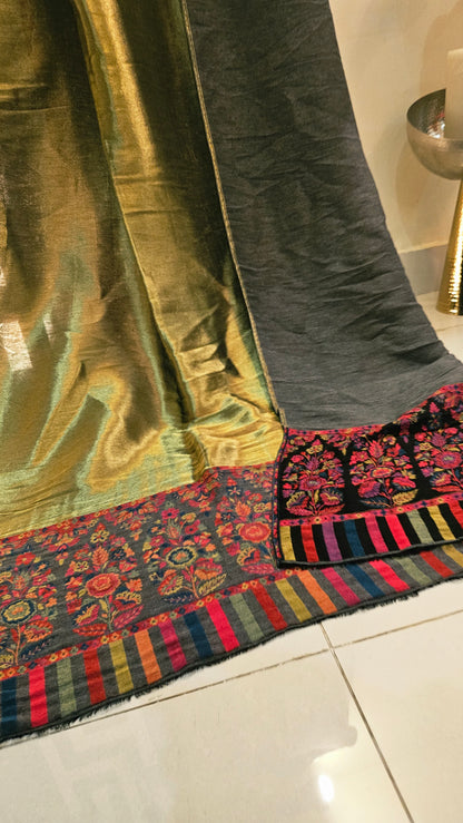 Reversible kaani: Pashmina
