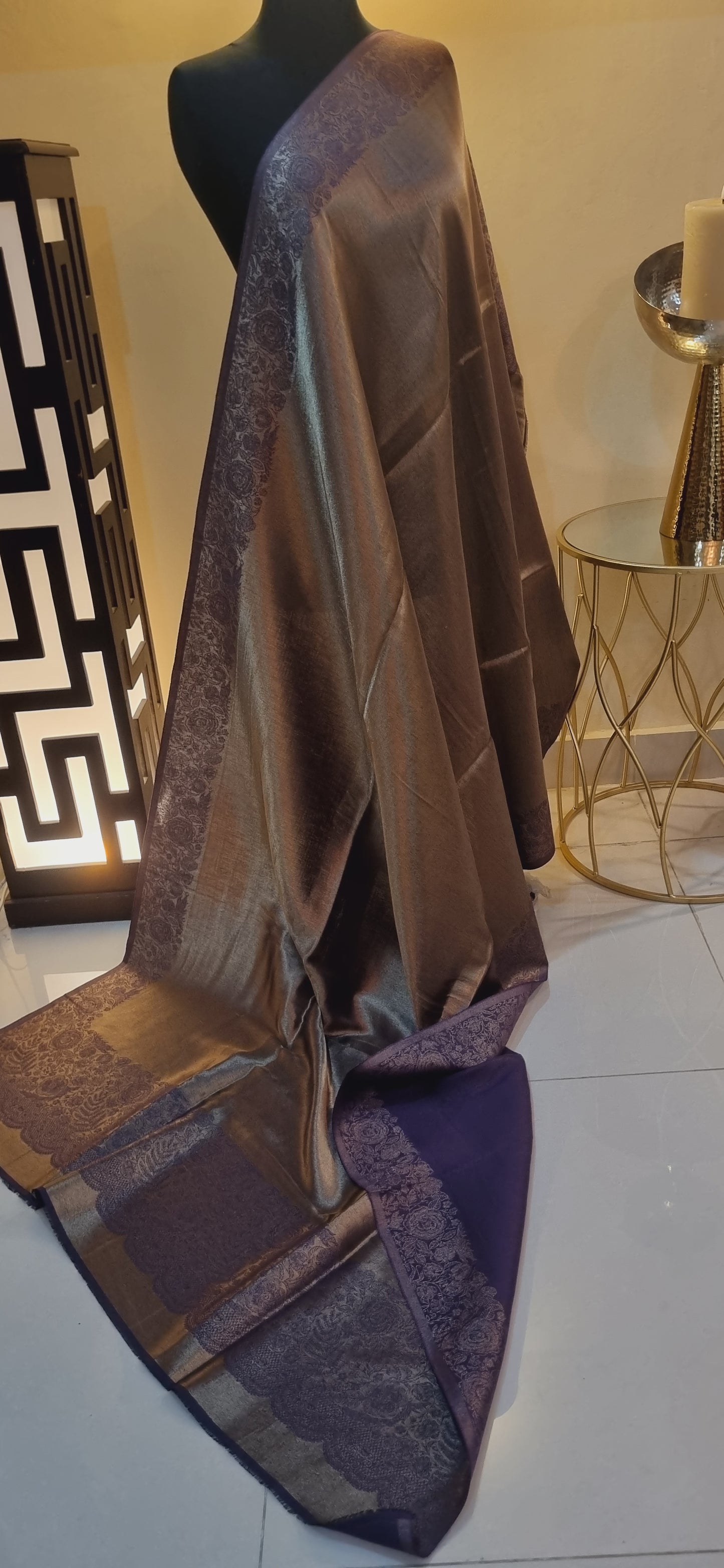 Moonlight reversible shawl