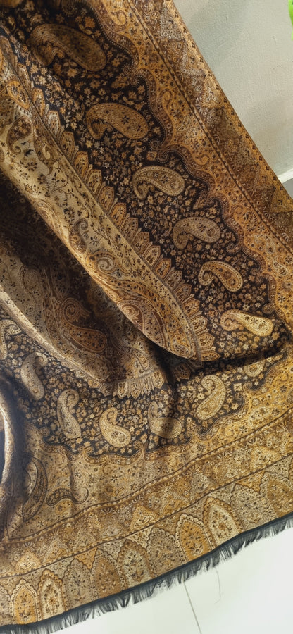 Moonlight gandhara kaani reversible shawl