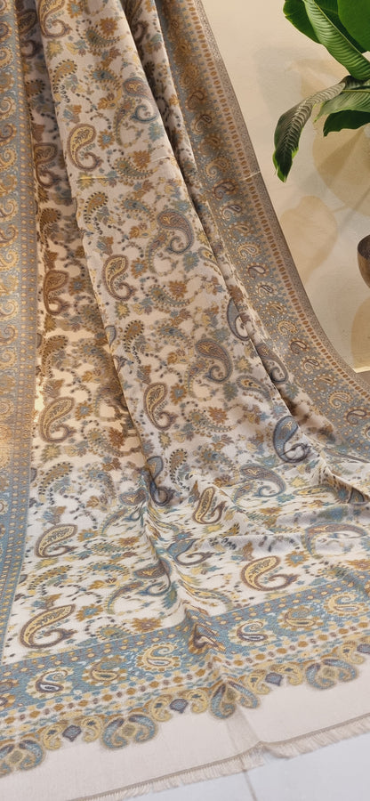 Woolen pashmina kaani shawl
