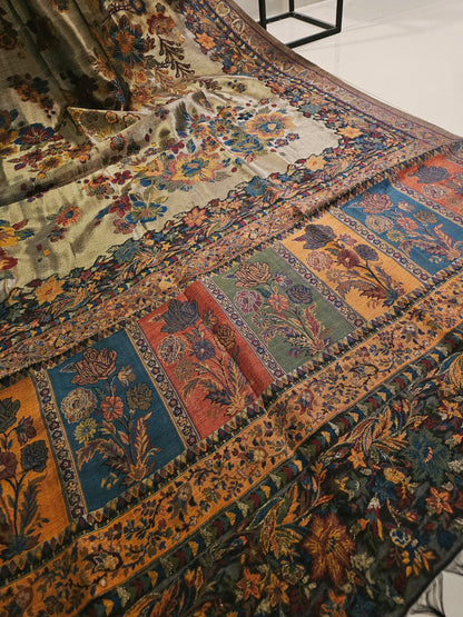 Silky moonlight kaani shawl