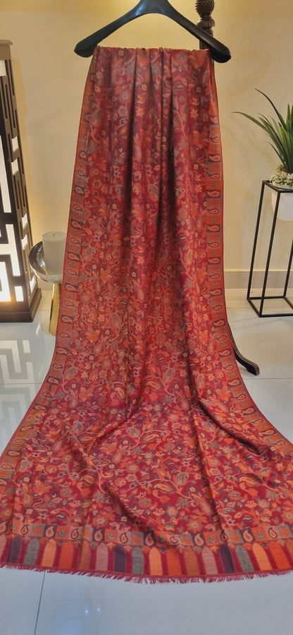 Woolen pashmina kaani shawl