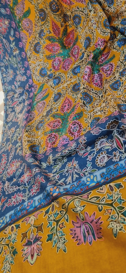 Reelkar embroidered pashmina shawl