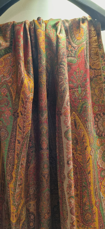 Reversible persian kaani shawl