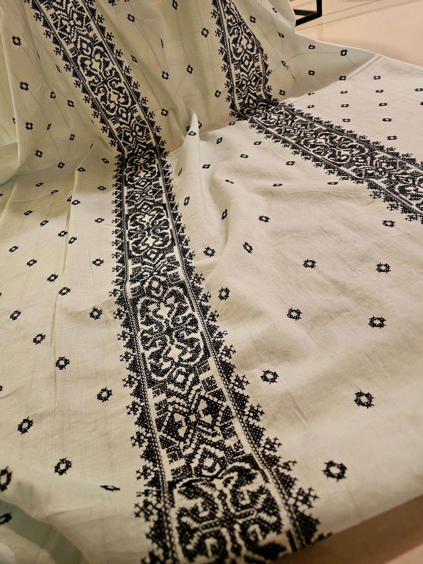 Lawn embroidered two piece