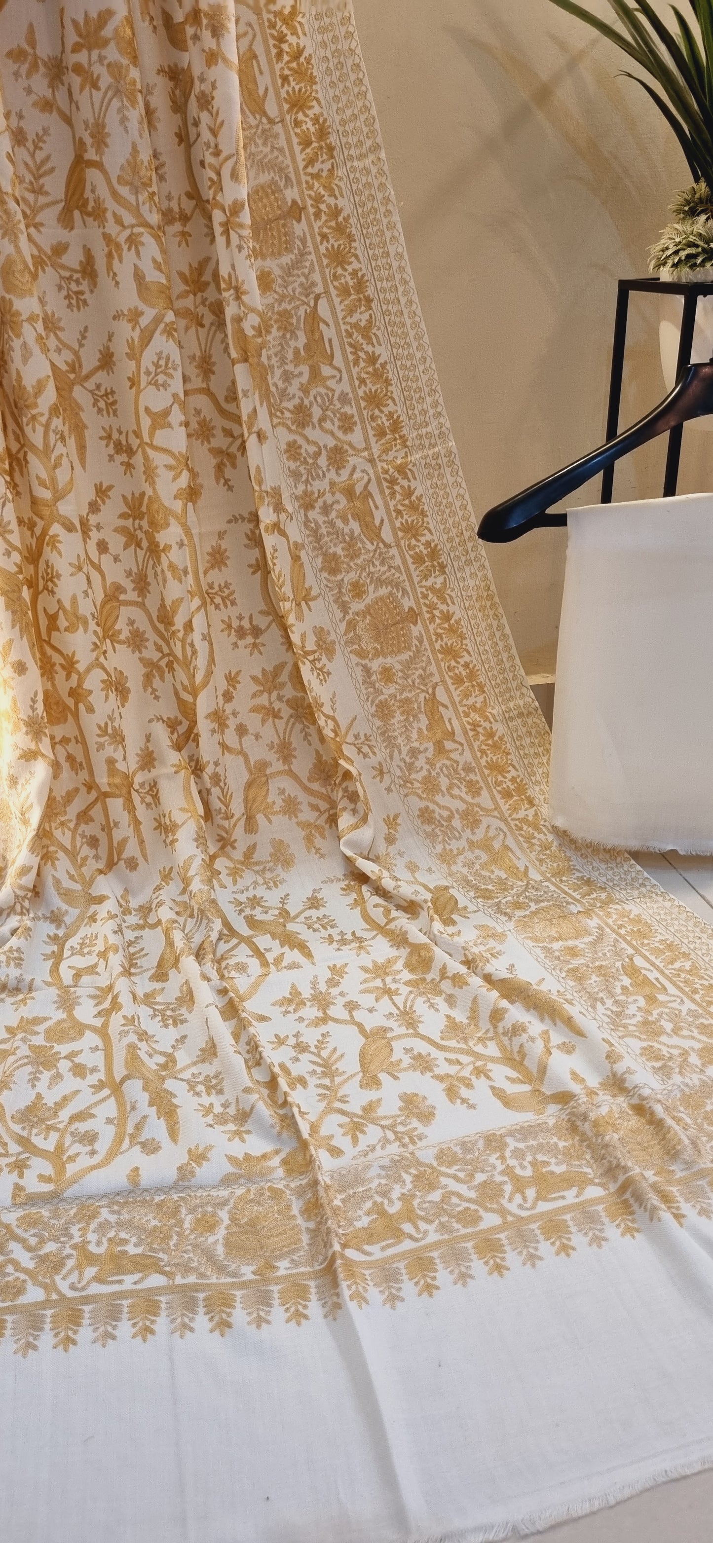 Pashmina embroidered suits