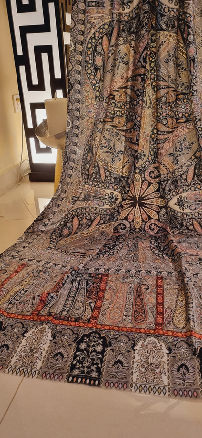 Reelkar embroidered pashmina