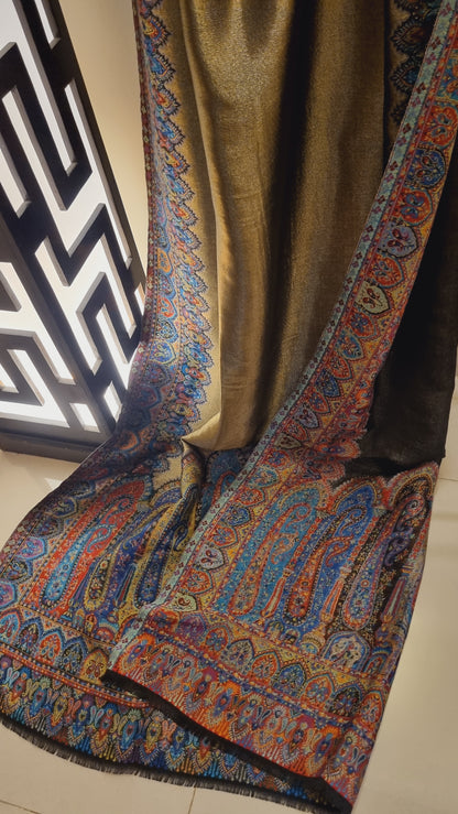 Gandhara moonlight pashmina kaani shawl