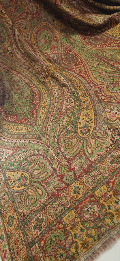 Persian reversible kaani pashmina shawl