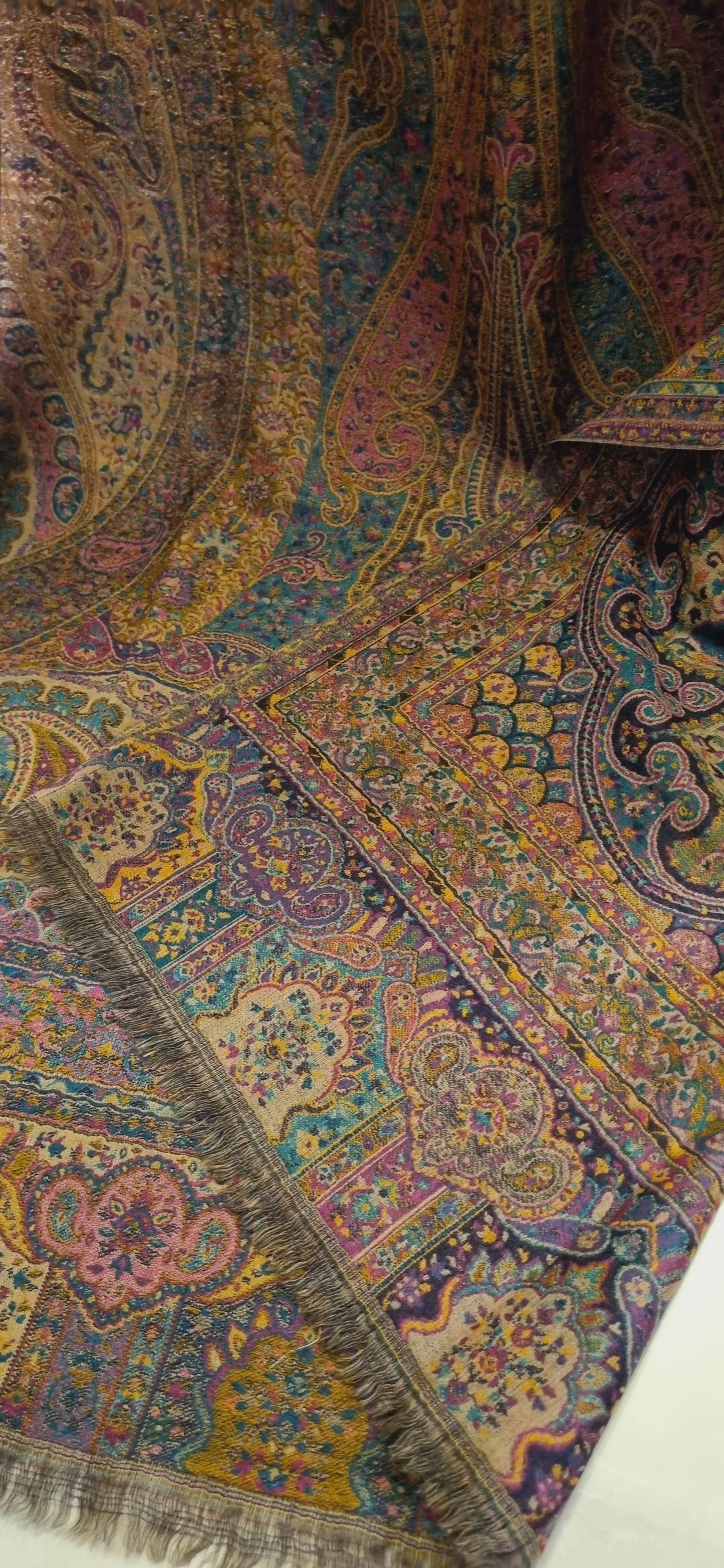 Persian kaani reversible shawl