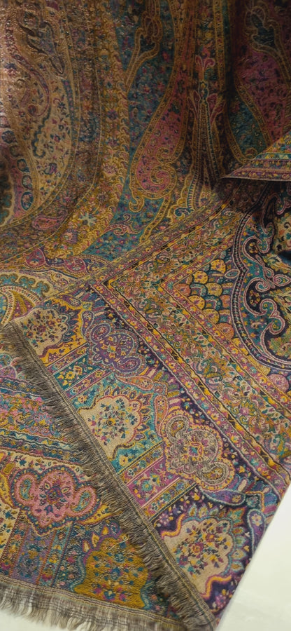 Persian kaani reversible shawl