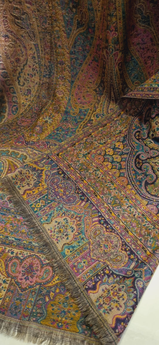 Persian kaani reversible shawl