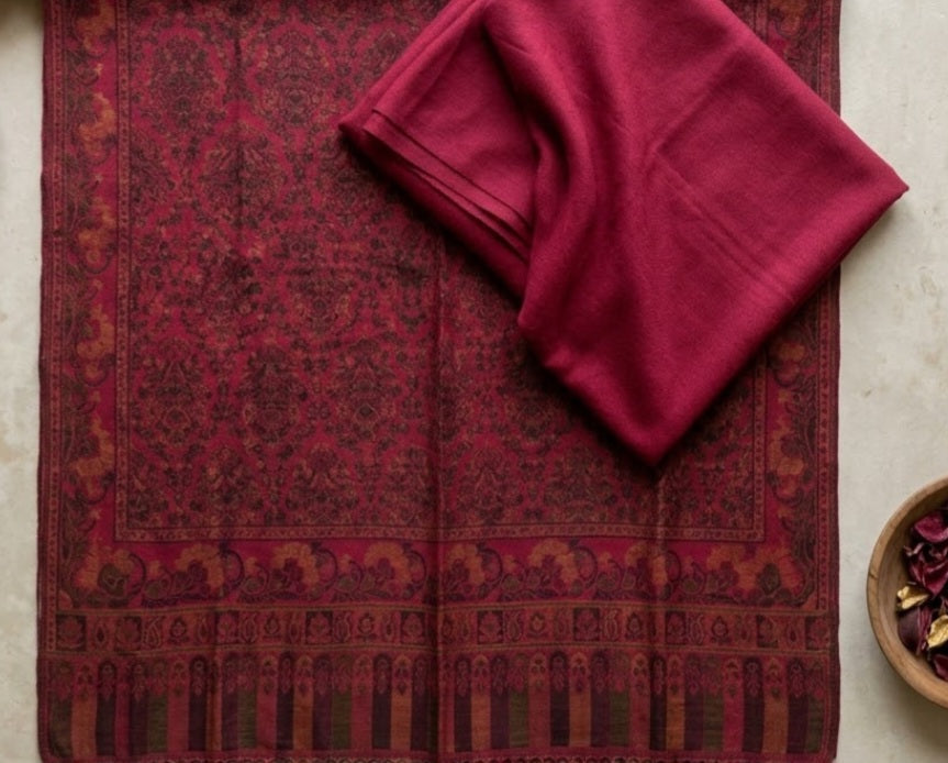Kaani suit/shawl: woollen pashmina