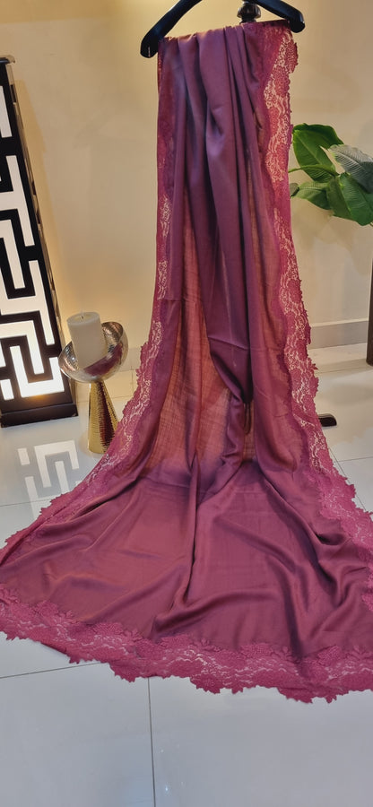 Pashmina chantilly shawl