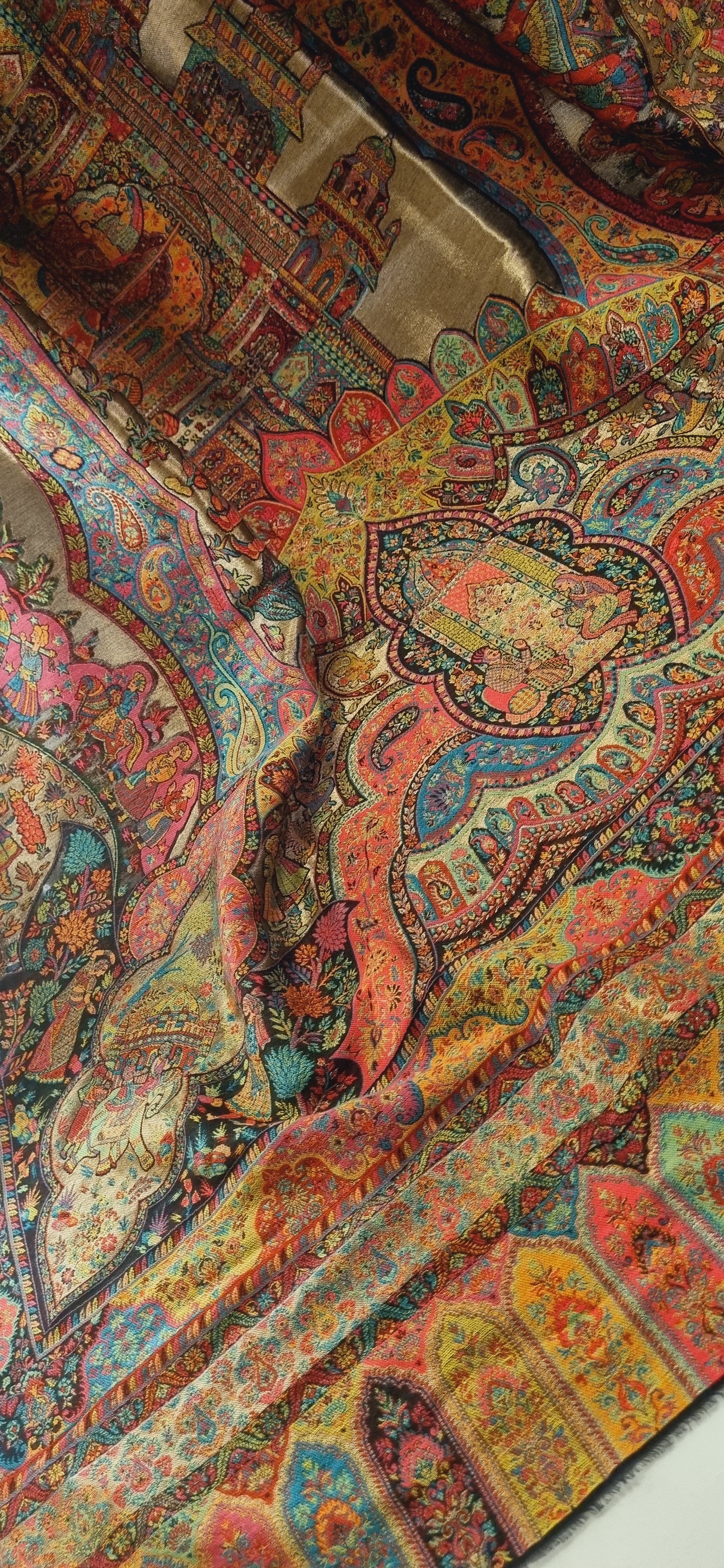 Moonlight kaani darbari pashmina