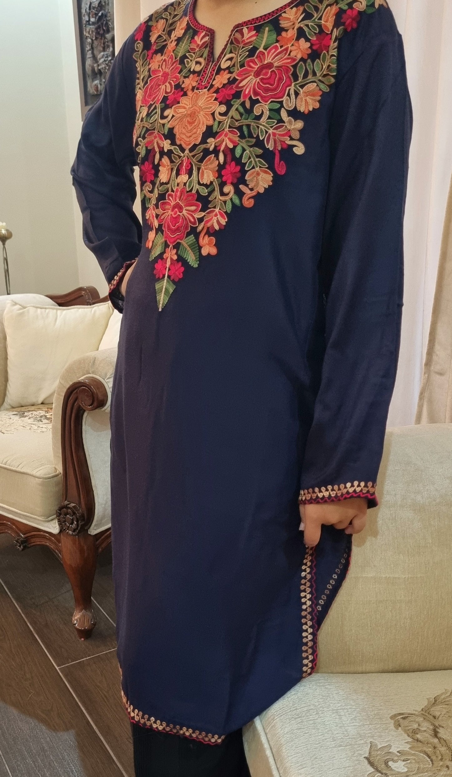 Embroidered kurta