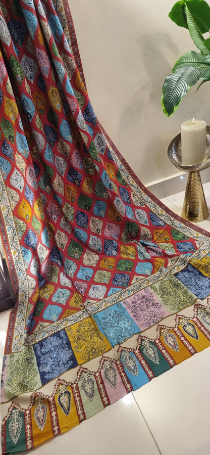 Reelkar embroidered pashmina