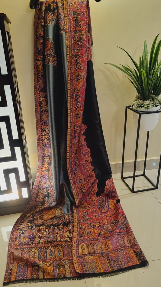 Gandhara moonlight pashmina kaani shawl