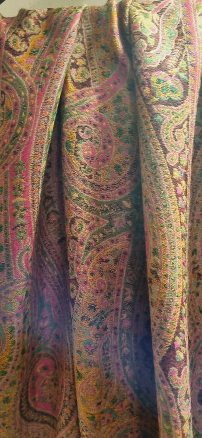 Reversible persian kaani shawl