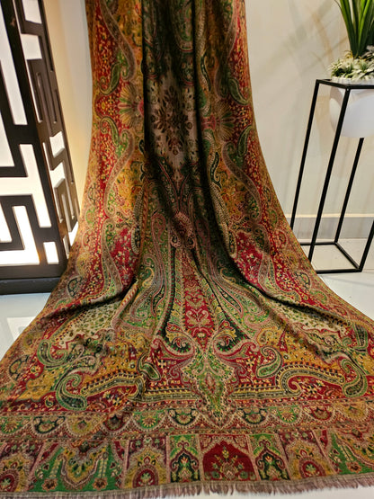 Tabraiz persian kaani pashmina shawl
