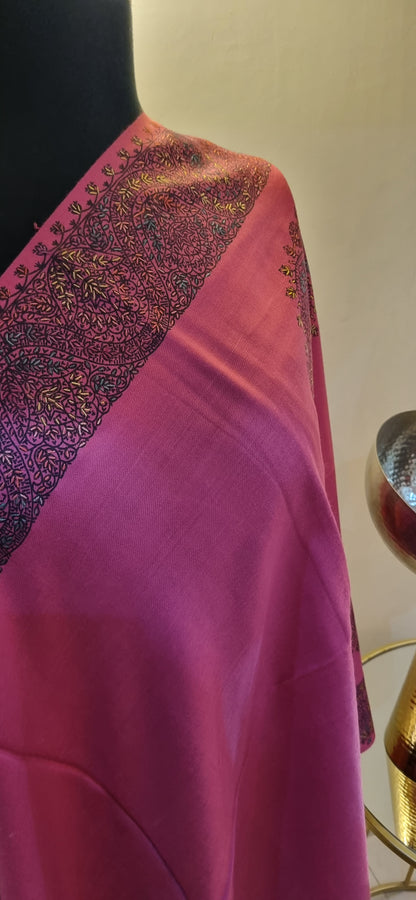 Hand embroidered Mini shawl