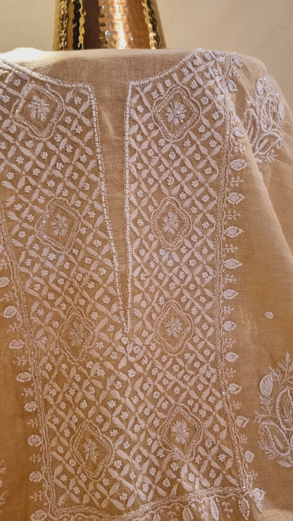 Chanderi silk suit