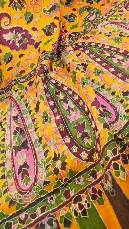 Kalamkar embroidered: Pashmina