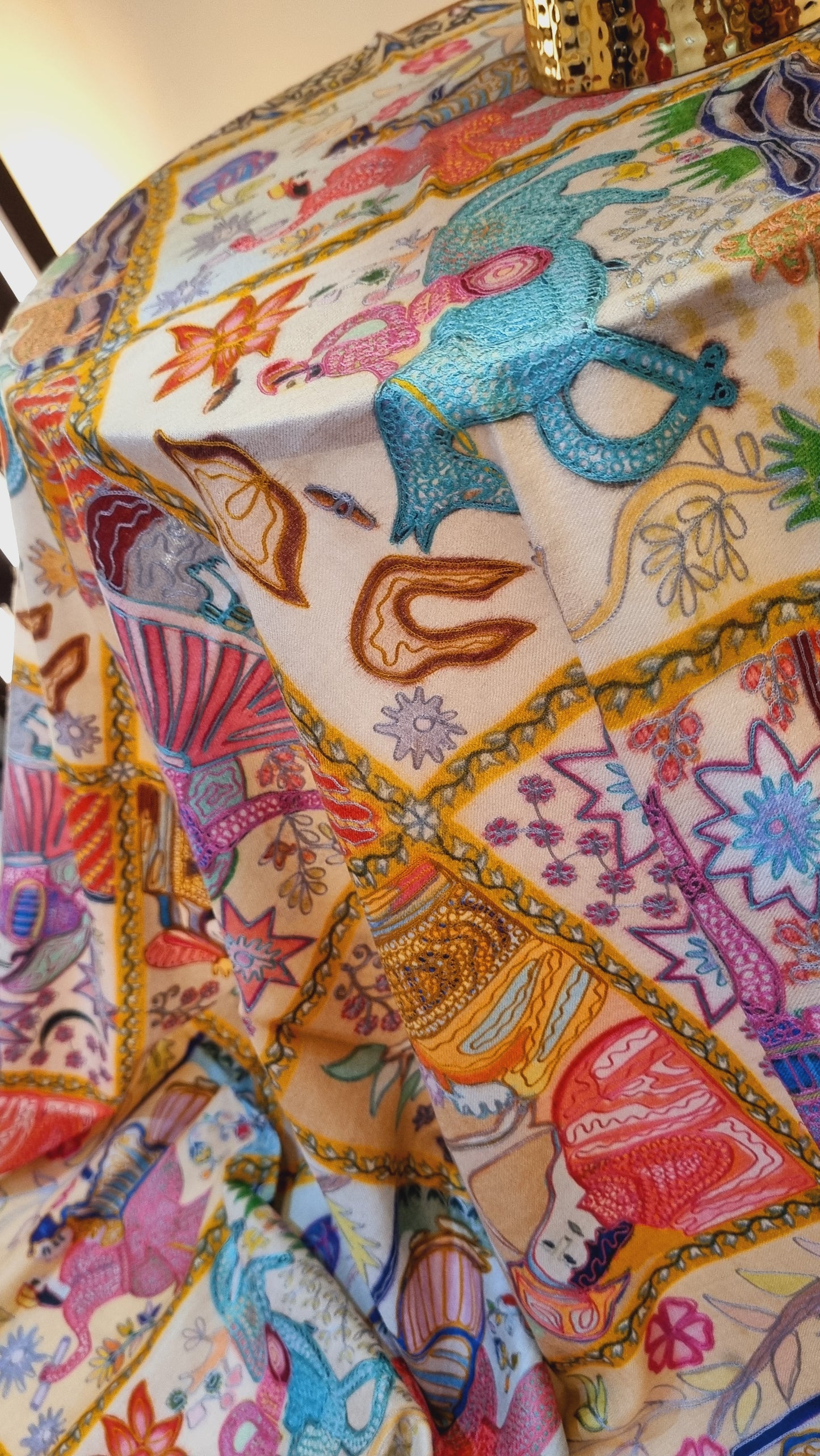 Mughal reelkar pashmina