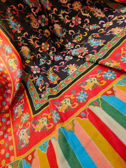Kalamkar pashmina shawl