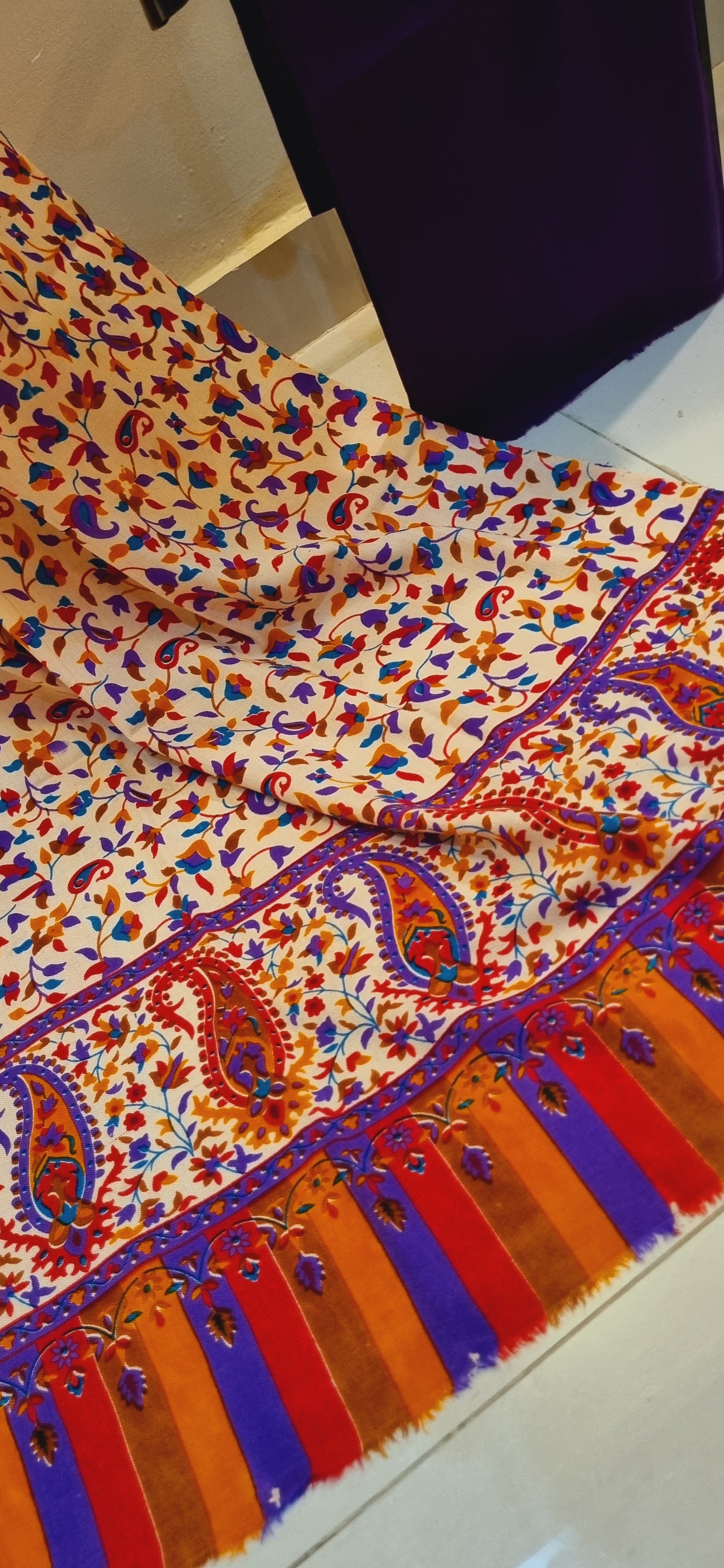 Printed pashmina