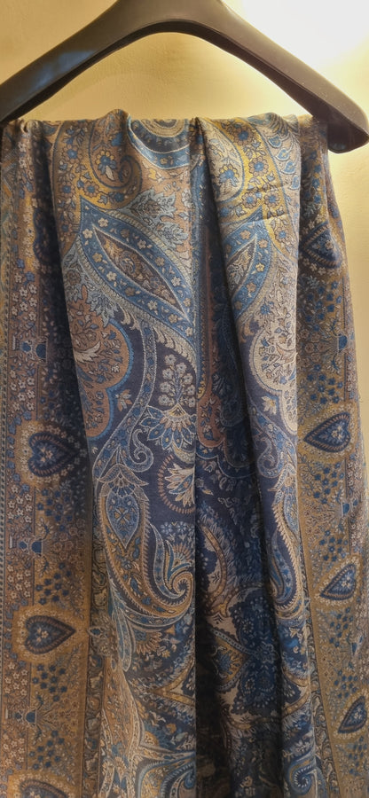 Antique moonlight kaani pashmina shawl