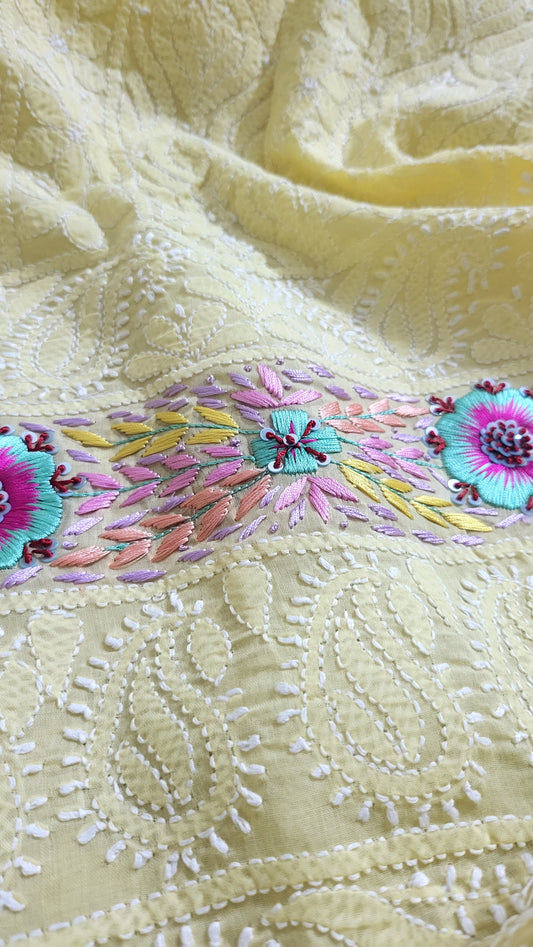 Chikankari  shirt : parsi gara