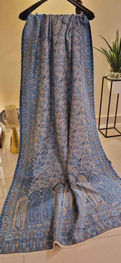 Gandhara reversible moonlight kaani shawl