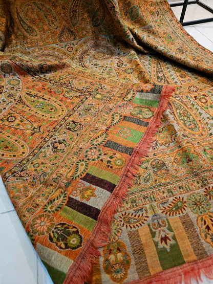 Tabraiz persian kaani pashmina shawl